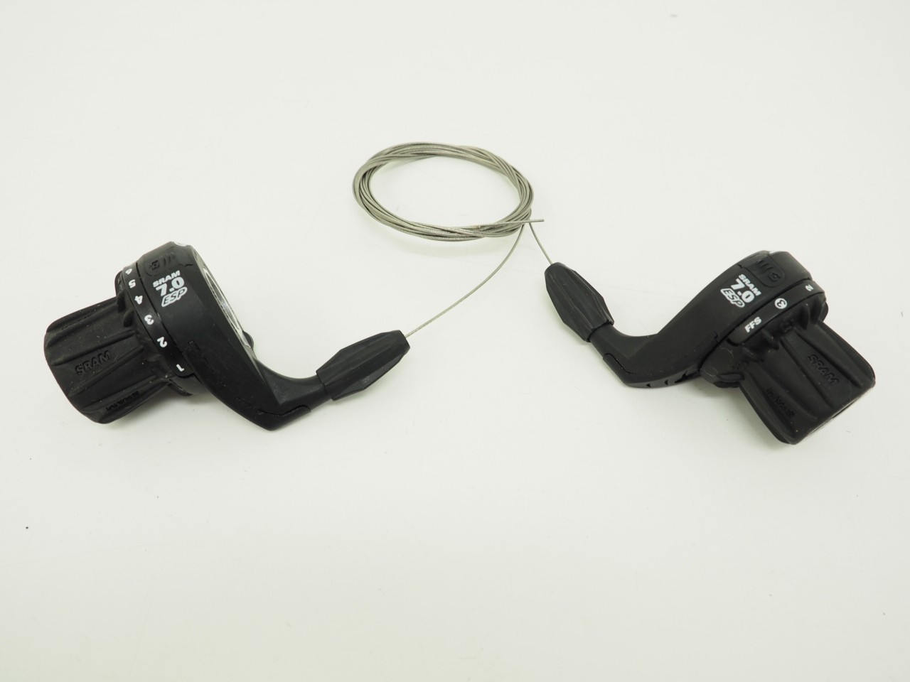 SRAM ESP 7.0 8-Speed 3×8 Twist Shifter Set for Mountain Bike Cables