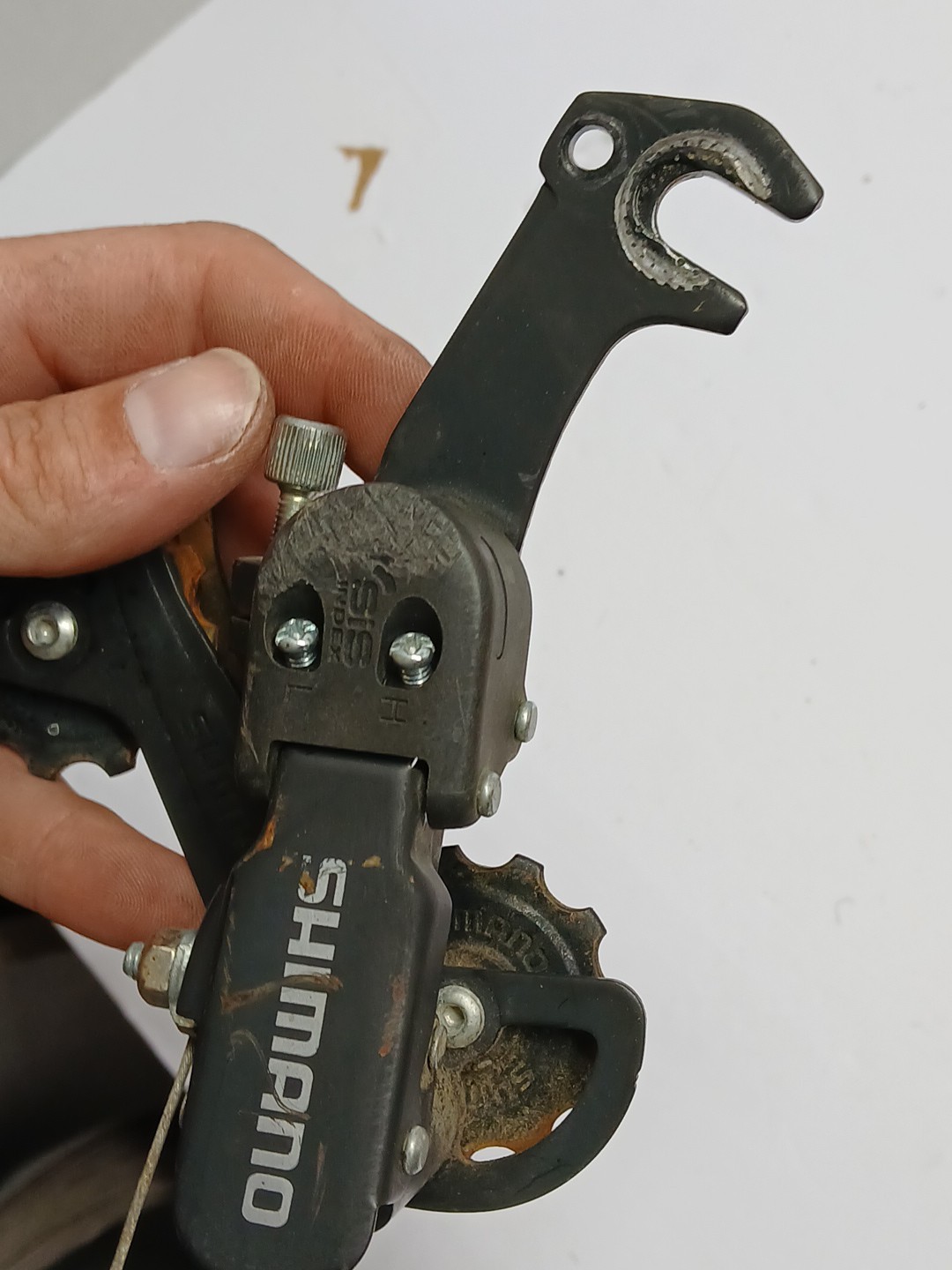Shimano Rd-tz 31a Rear Derailleur 7 Speed Hub Bolt Mount, Brand New
