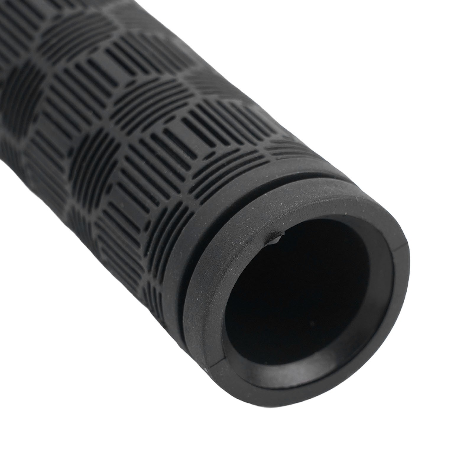 Black Rubber Bike Bar Grips with 125mm+75mm Length Perfect for Cycling