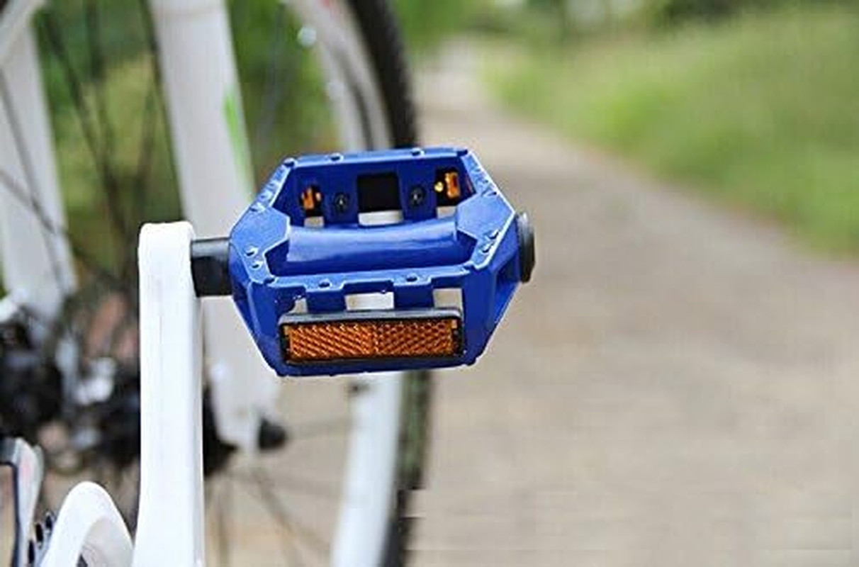 Bike Pedals Set 9/16″ for Mountain Bike, Aluminium Alloy Bearing Platform Pedals