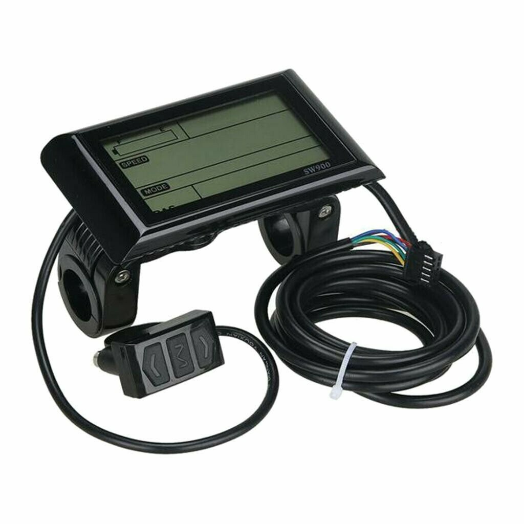 SW900 LCD Display for E-Bike Compatible with 24V 36V 48V Electric Bicycle SDE
