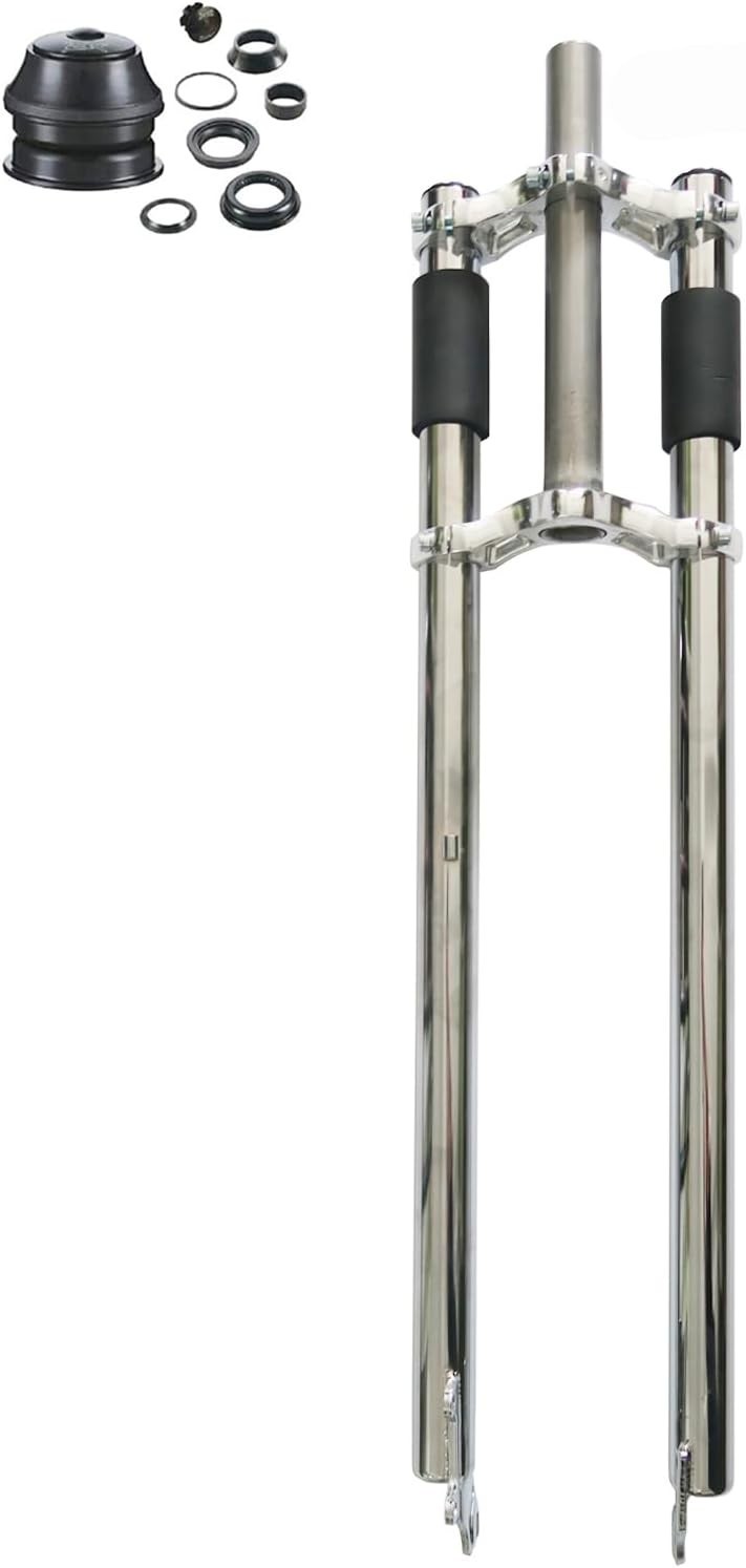 Heavy Duty 26″ Bike Wheel Set 12G & Freewheel & 1 1/8″ Threadless Bicycle Fork