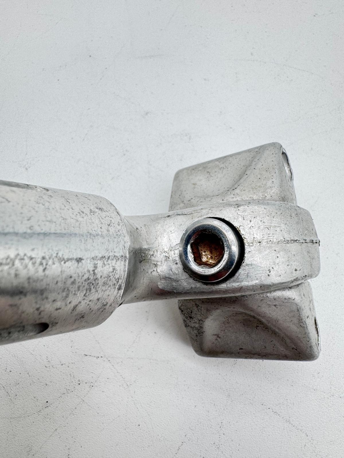 3ttt Criterium Fluted Seatpost 27.2mm Silver Micro Adjust 200mm Made in Italy