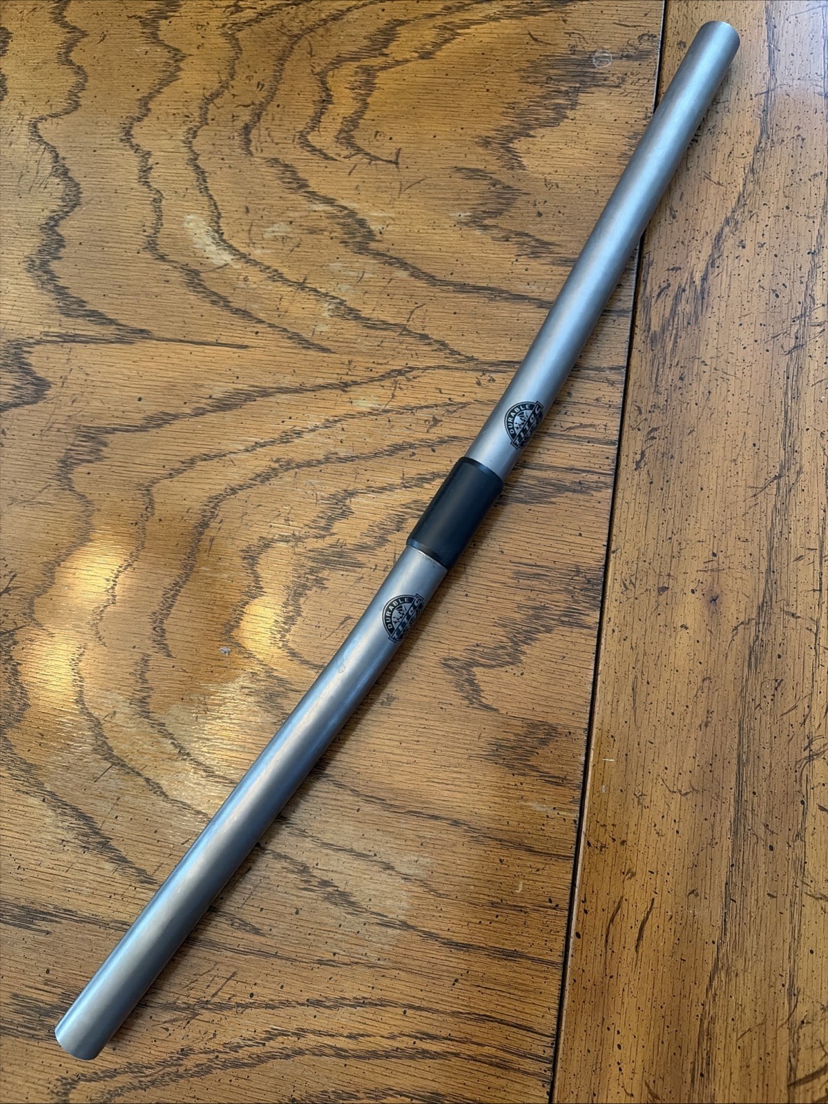 Vintage Bontrager Titec 560mm Titanium Flat Handlebar 22.2mm X 25.4 Shim
