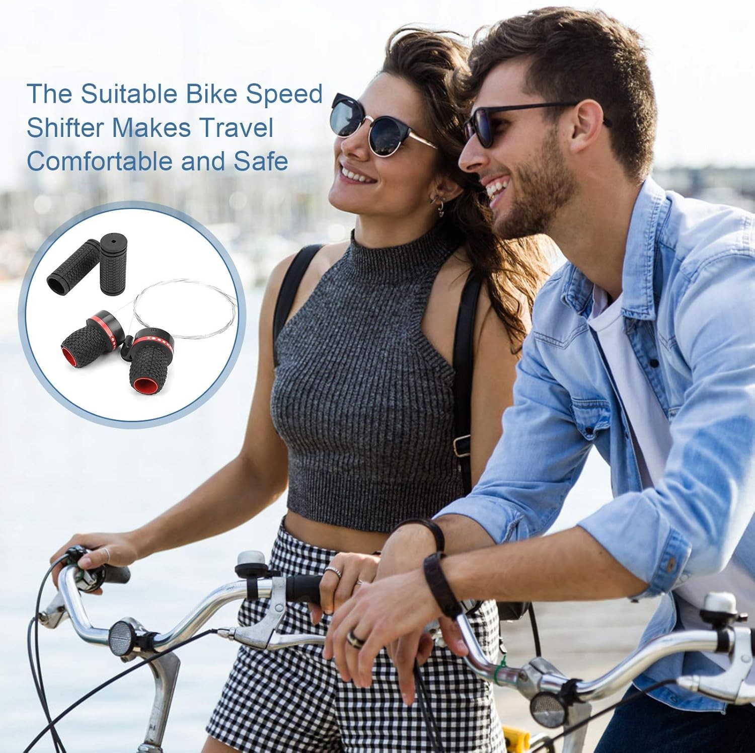 Bike Twist Grip Gear Shifter Bicycle Shift Levers Speed Handlebar