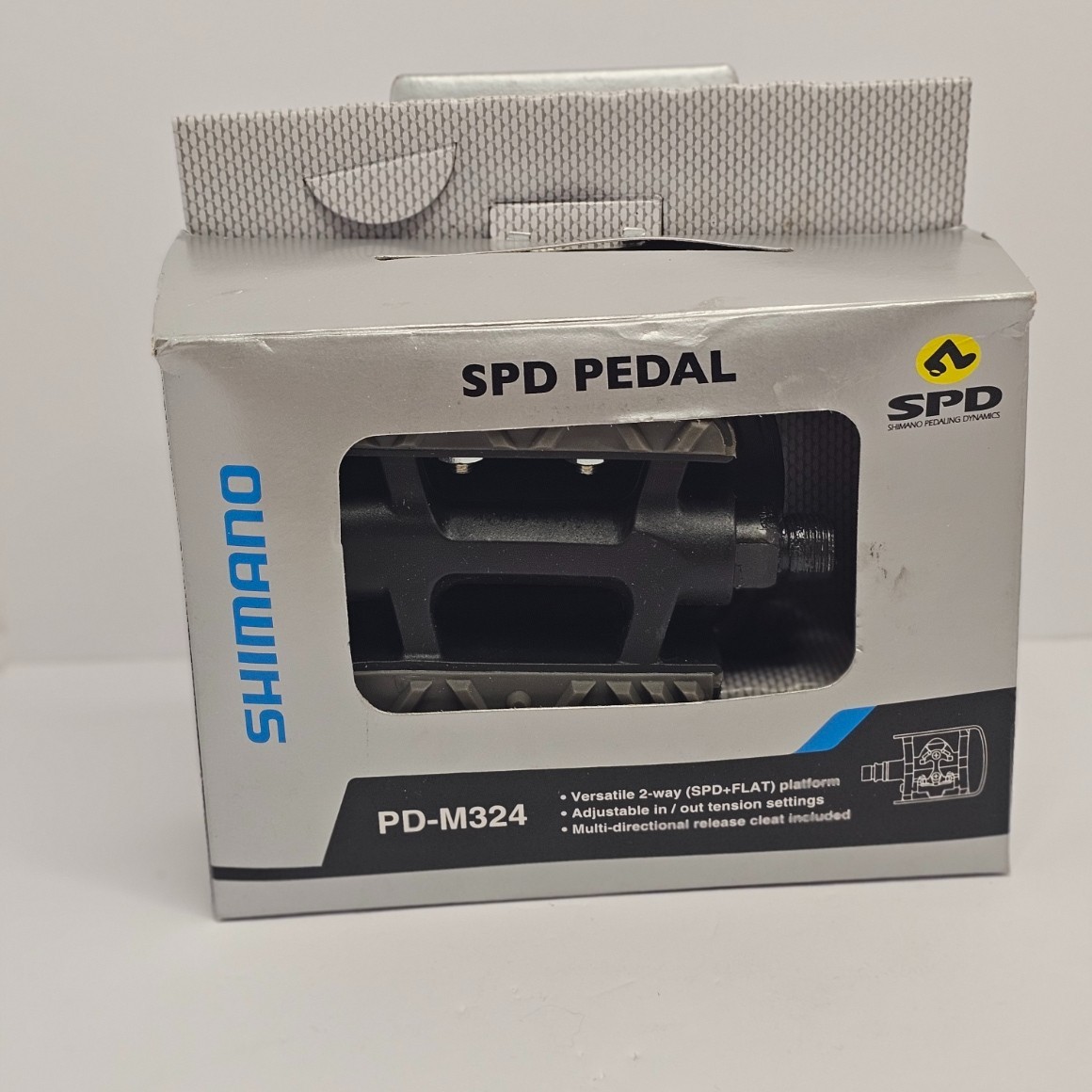 Shimano PD-M324 SPD Platform Dual Sided Pedal 2 Pieces