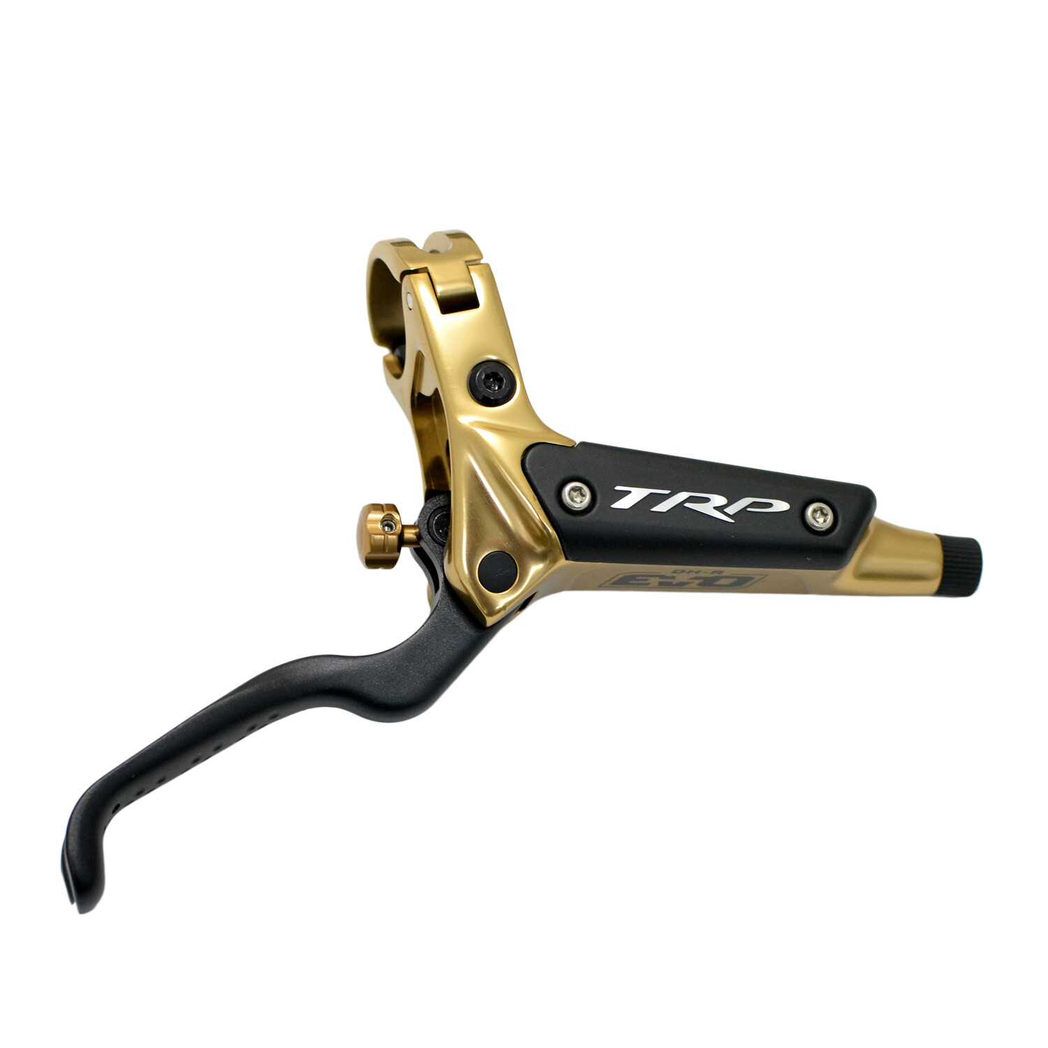 TRP DH-R EVO HD-M846 Hydraulic Disc Brake Set 4-Piston Caliper (F+R) , Gold