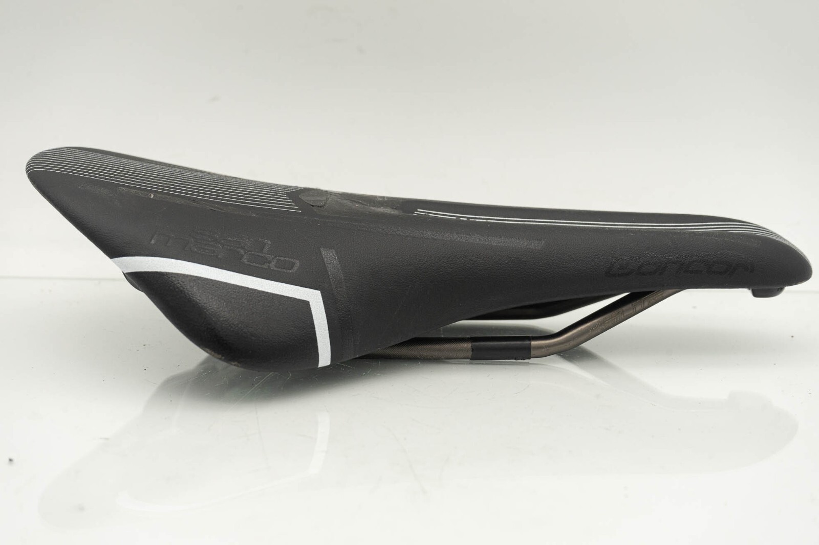 SAN MARCO CONCUR KRONOS TIME TRIAL CHRONO SADDLE VINTAGE ROAD BIKE SEAT BLACK tt