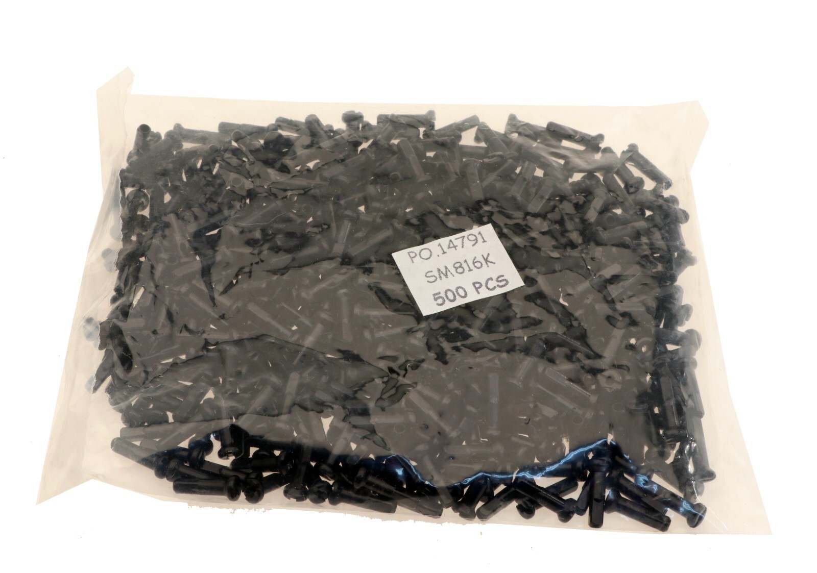Wheelsmith Alloy Nipples 14G 2.0 16mm Black SM816K Spoke Nipple Bag of 500 NEW