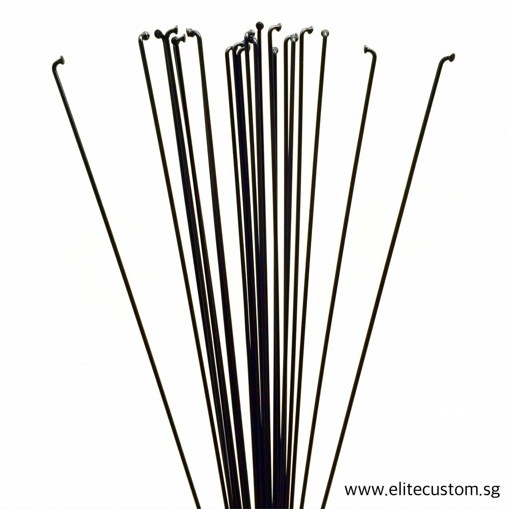 (250-QTY) Phil Wood Standard (J-Bend) Blk DB 14-15-14 Gauge 310mm SD2N13