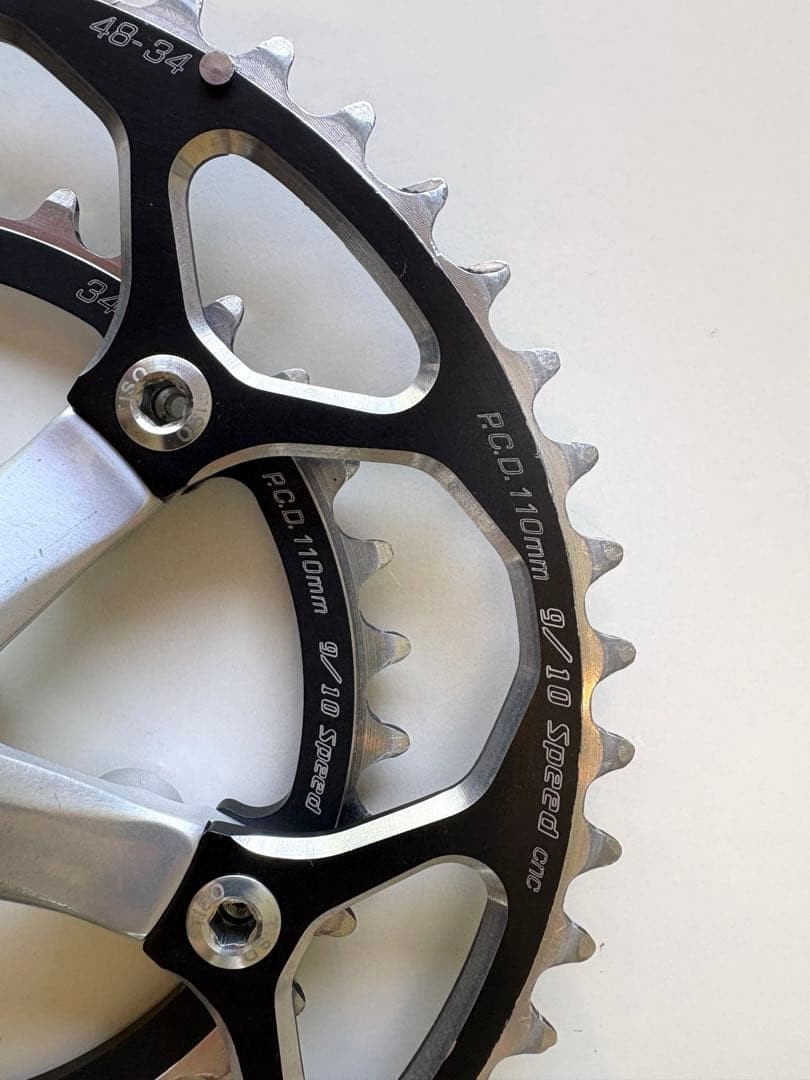 Sugino Cospea Crankset 48/34T 170mm himano Dura-Ace BB-7700 9/10s Used Japan