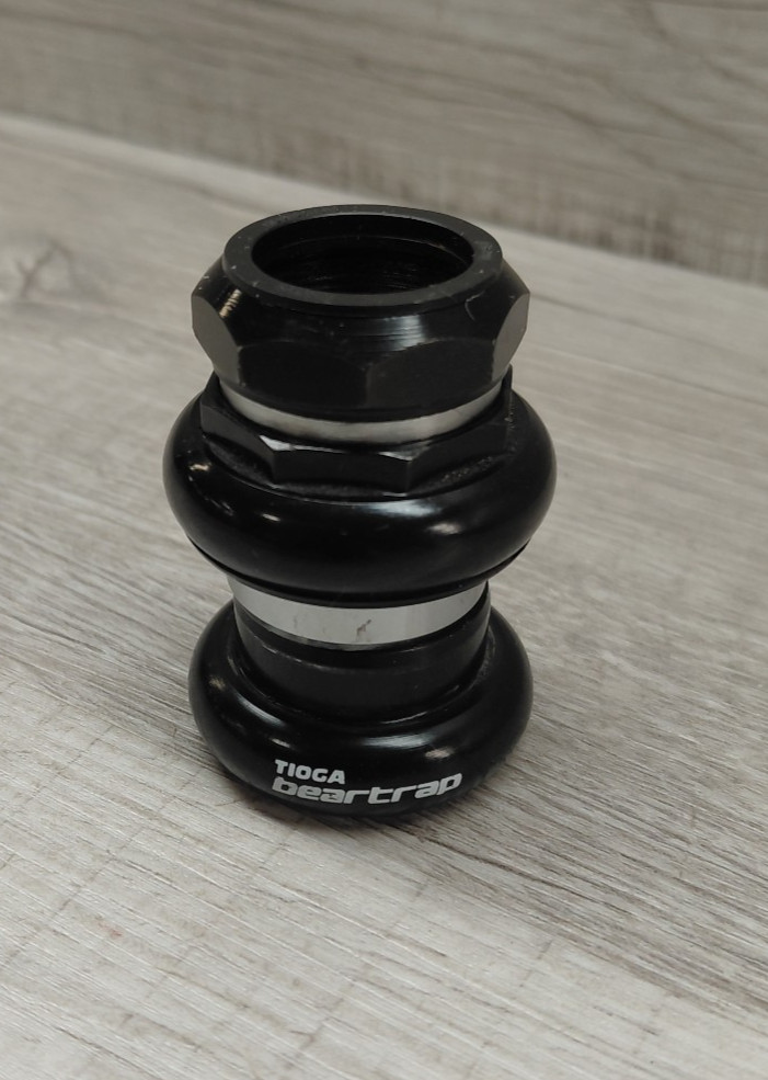Vintage TIOGA Beartrap Headset Black 1″ Threaded Old School BMX MTB Bike