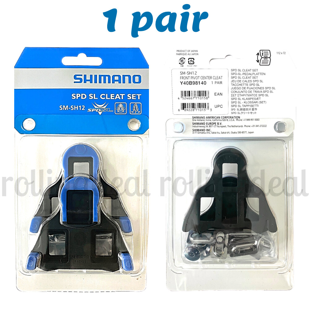 Shimano SM-SH11 SPD SL Road Racing Bike Pedals Cleat Set 2° NIB (Blue)