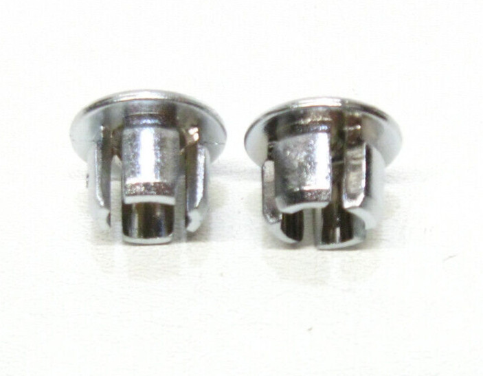 Bike Ribbon Italy Vintage Bar End Caps 22.2mm Chrome – New – NOS