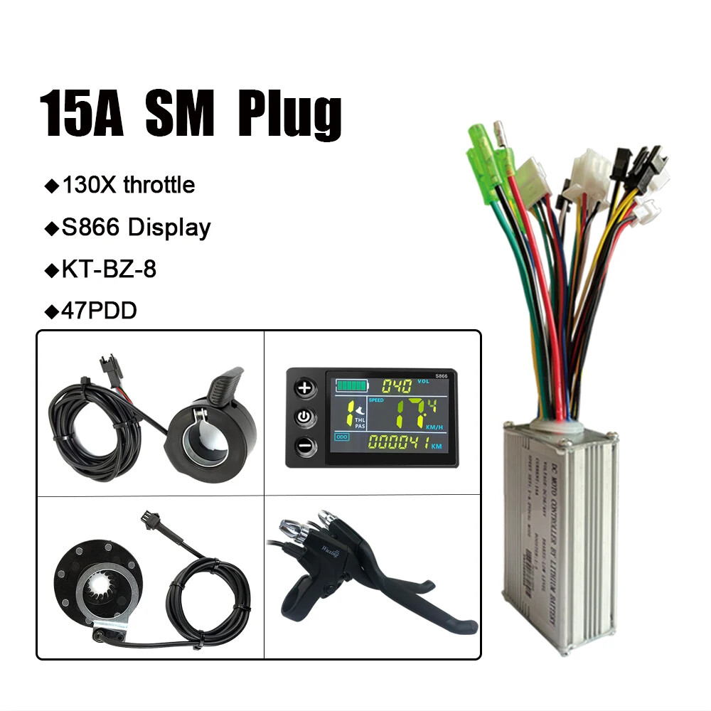15A-35A E-bike Controller 250W 350W 500W 1000W 1500W Brushless Controller