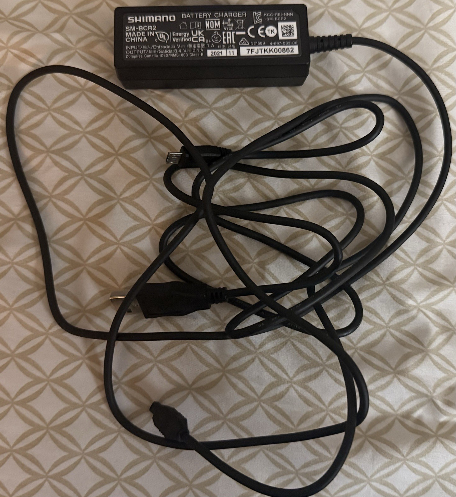 Shimano SM-BCR2 Internal Di2 Battery Charger. Excellent Used Condition