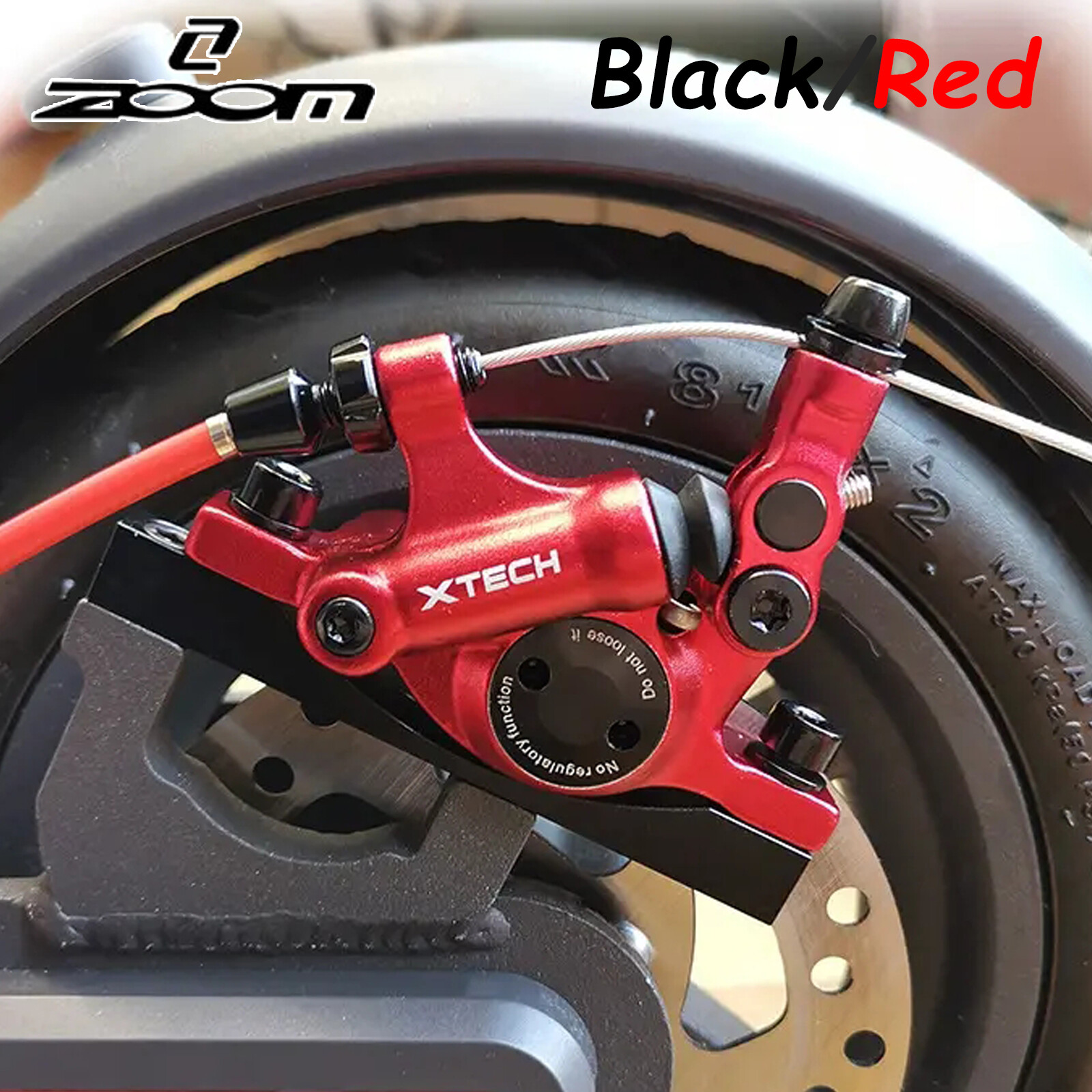 ZOOM XTECH HB100 Linear Pull Disc Brake Caliper Front Rear MTB Bike IS/PM 160mm