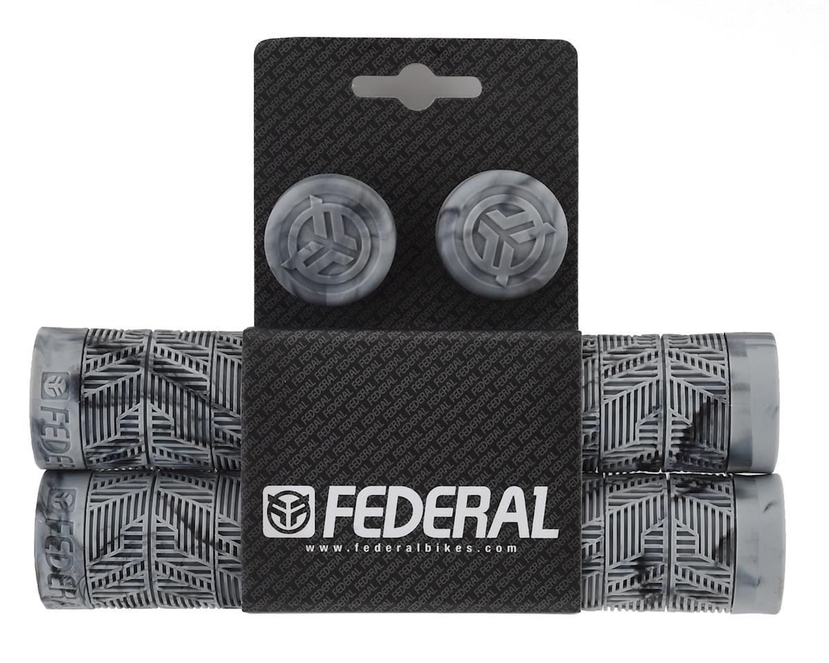 Federal Bikes Command Flangeless Grips (Grey/Black) (Pair) [15-FE200N]