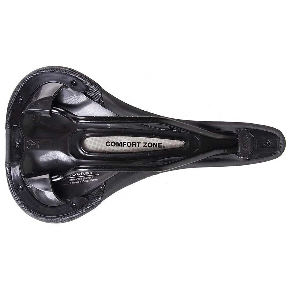 Rocket E-Bike Saddle – Thick Padding, Contoured Whale-Tail Design for Comfort &