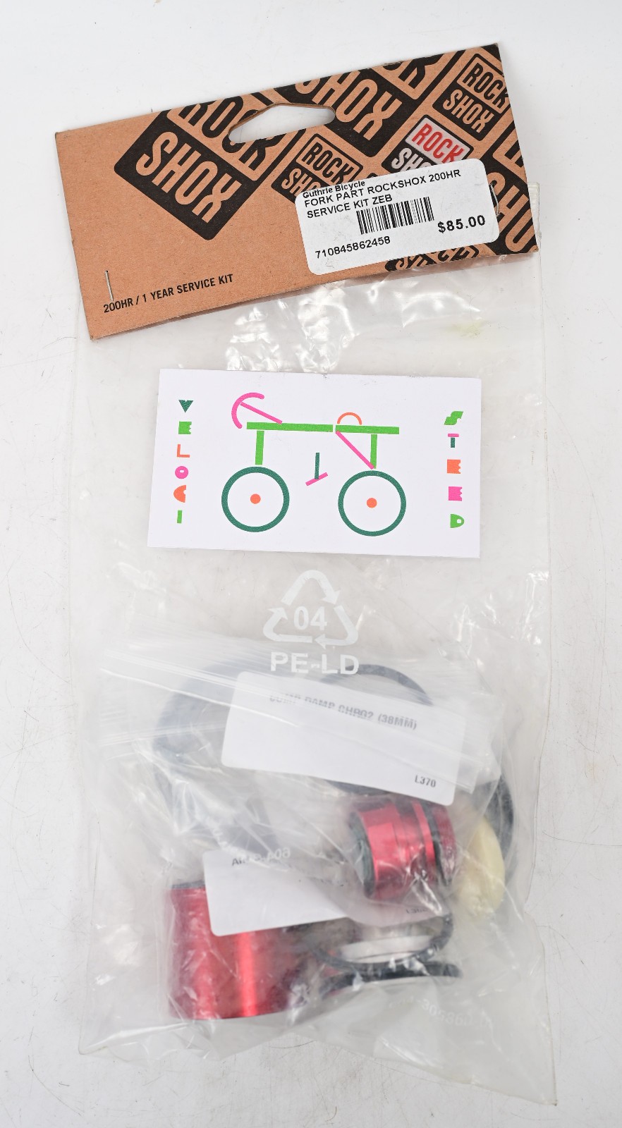 RockShox MTB Bike Fork Service Kit 200 Hours/1 Year, ZEB Base / Select / Select+