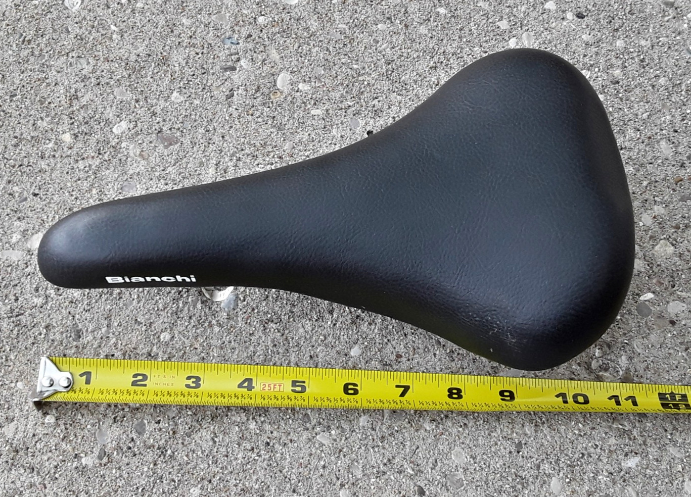 Vintage Bianchi Velo 289 Bicycle Saddle Bike Seat Unisex Adult Black BMX MTB