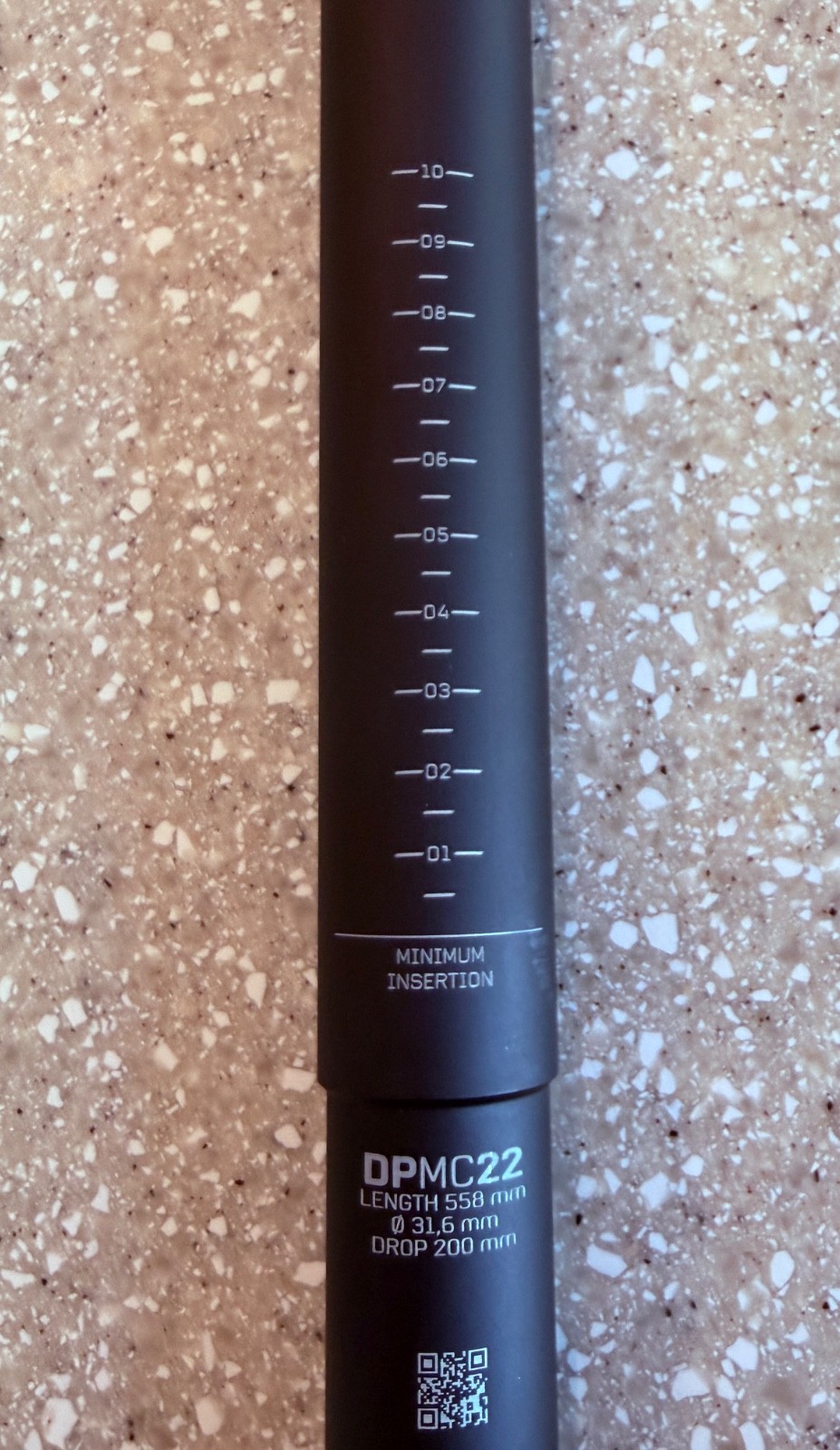 OC Mountain Control MC22 Dropper Seat post 31.6mm Dia. 200mm Travel NEW TAKE-OFF