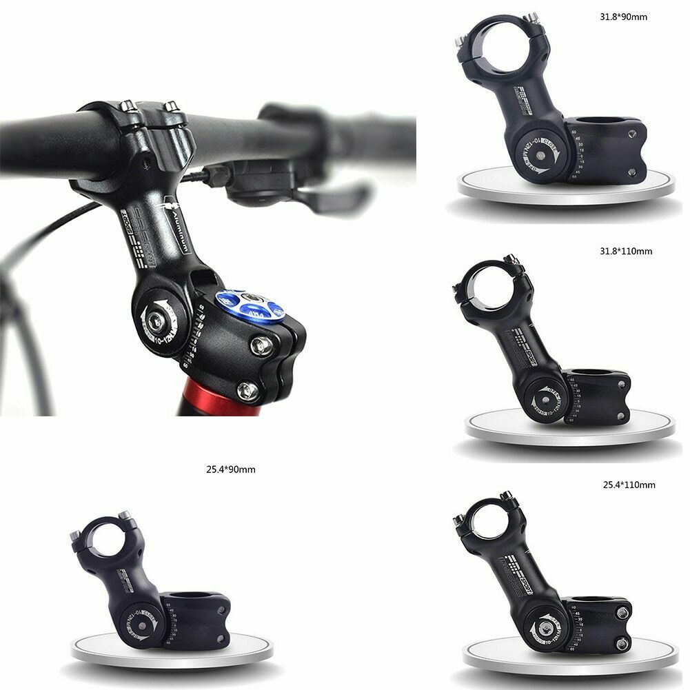 25.4/31.8mm MTB Bicycle Handlebar Mountain Road Bike Adjustable Stem Riser