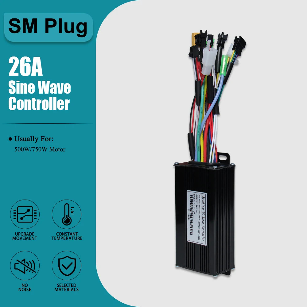 E-bike Three-Mode Controller Sine Wave with LCD Display and Learning Function