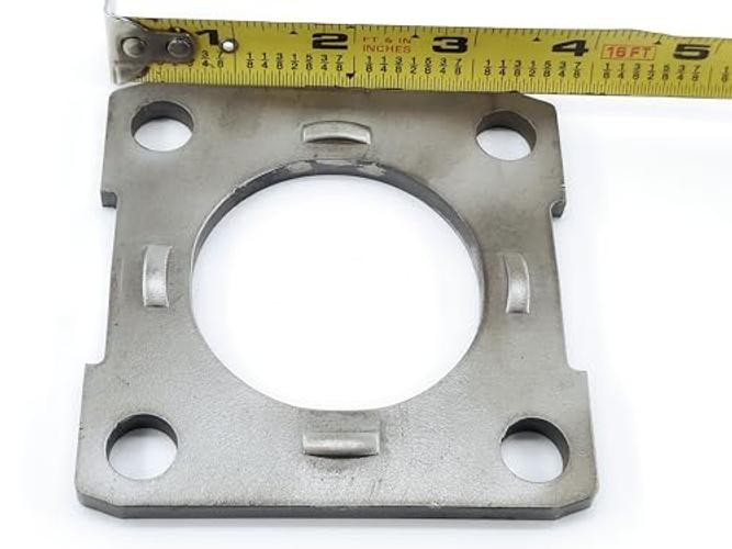 Replacement Trailer Brake Backing Plate Flange 2.27″ for 3500# Axle, 4 Hole
