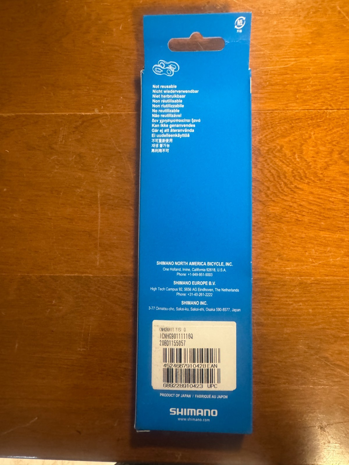 NEW Shimano CN-HG901 11-Speed 116L Hollow-Pin Dura-Ace / XTR Chain + Quick-Link