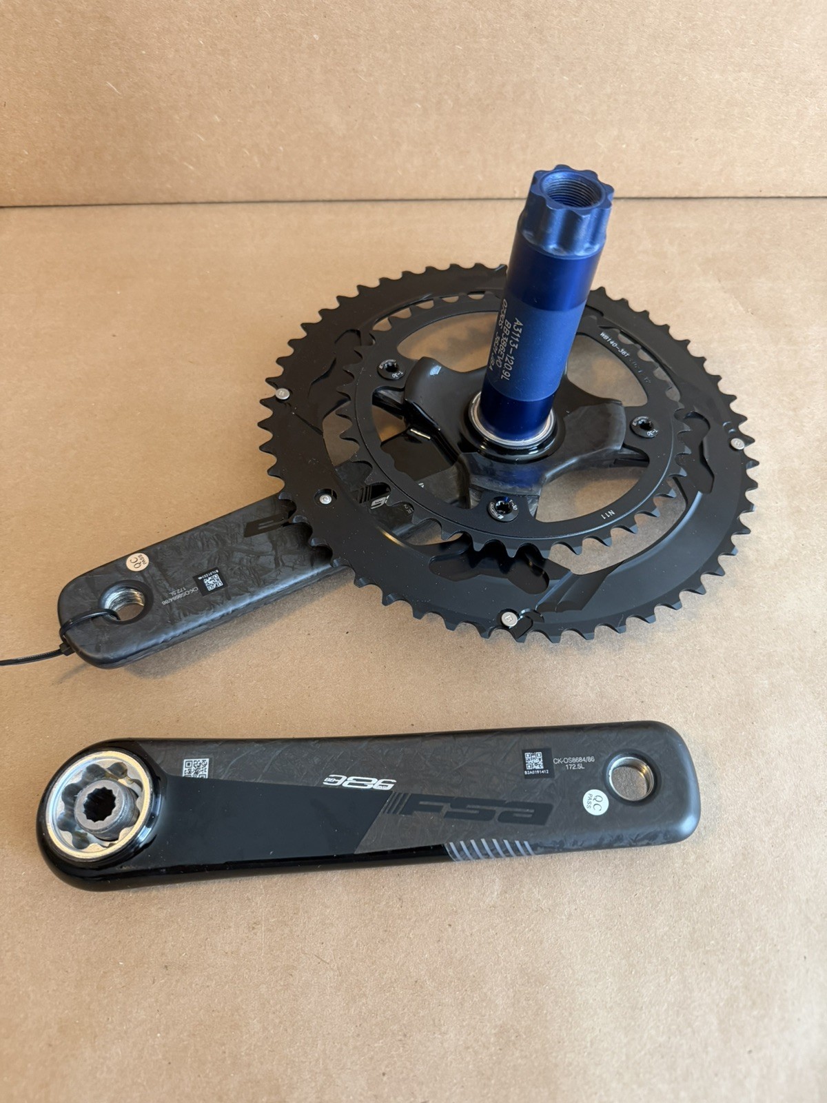 FSA SL-K BB386EVO Carbon Crankset Speed: 11, 30mm, BCD: 110, 36/52, 172.5mm NEW
