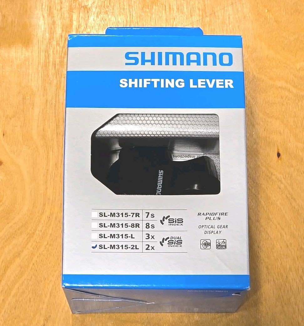 Shimano SL-M315-2L 2-Speed Bicycle Left Rapidfire Plus Trigger Shifter