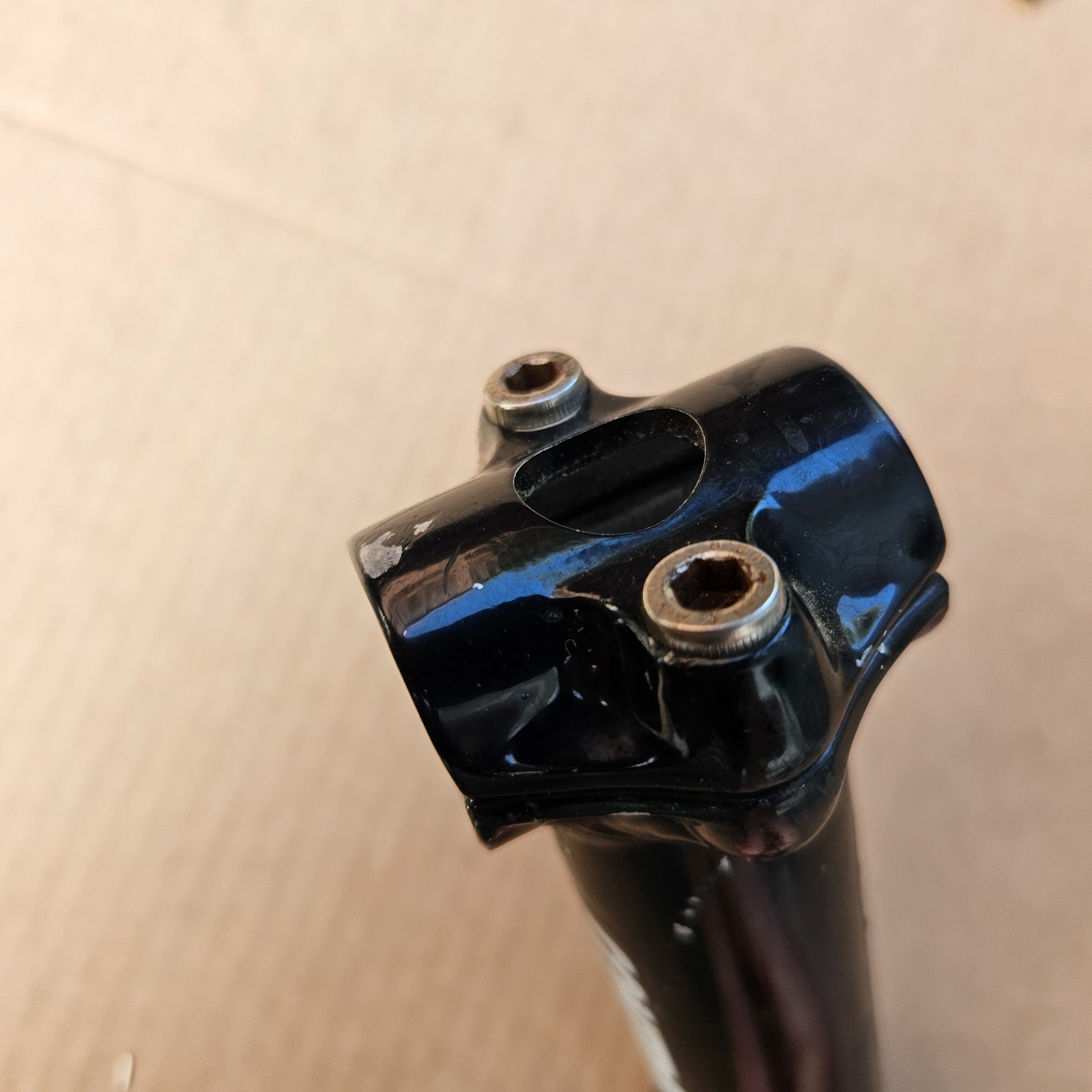 Vintage 1-1/8″ Control Tech Threadless Stem 135mm x 25.4mm Black Removable Face