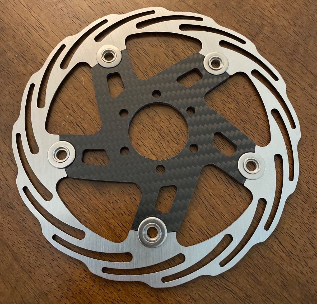 Cyclami Ultralight Floating Rotor Brake Disc 160mm Carbon Fiber Steel New