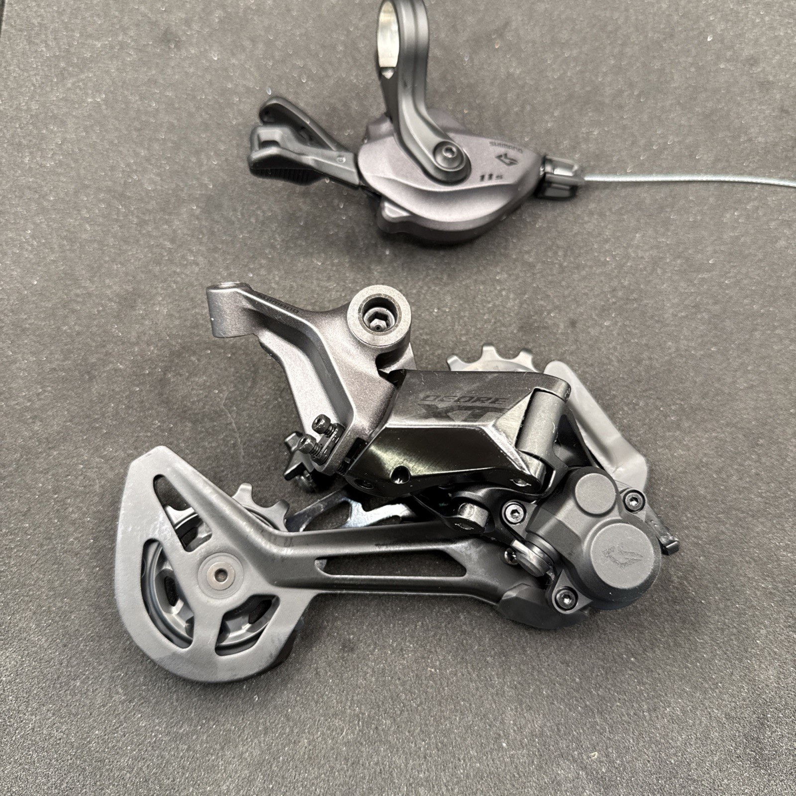 Shimano Xt M8130 Right Rear Shifter And Derailleur Sgs 11 Speed Linkguide (NW)