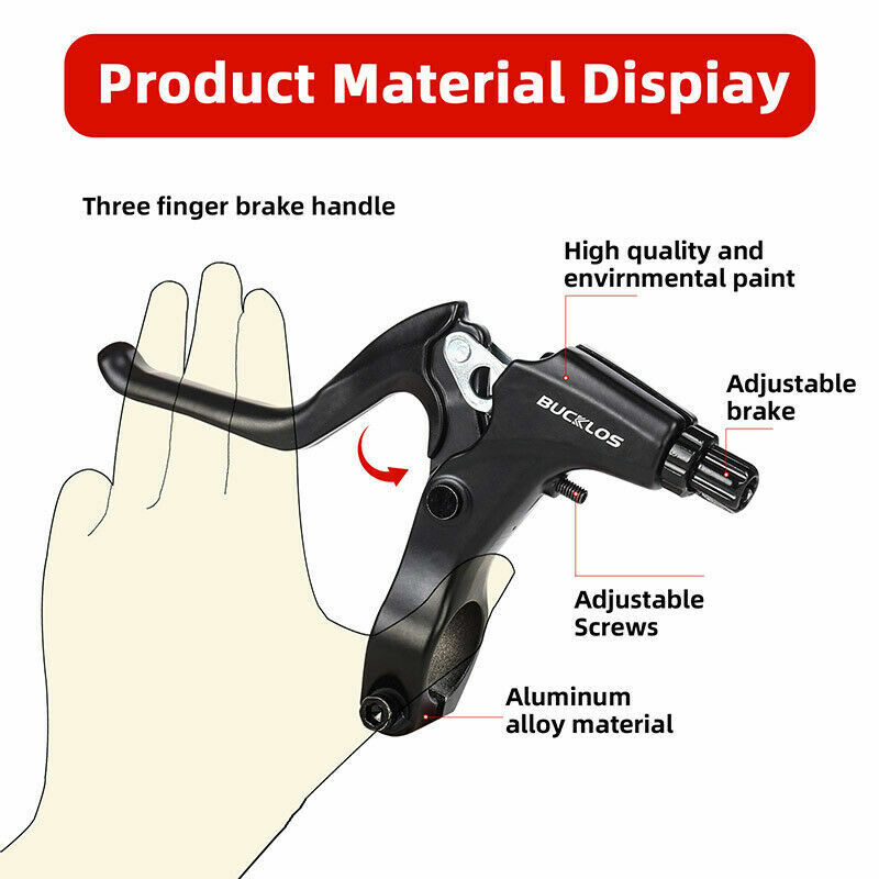 BUCKLOS Mechanical Disc Brake Caliper Lever Cable Housing Mountain Bicycle Parts