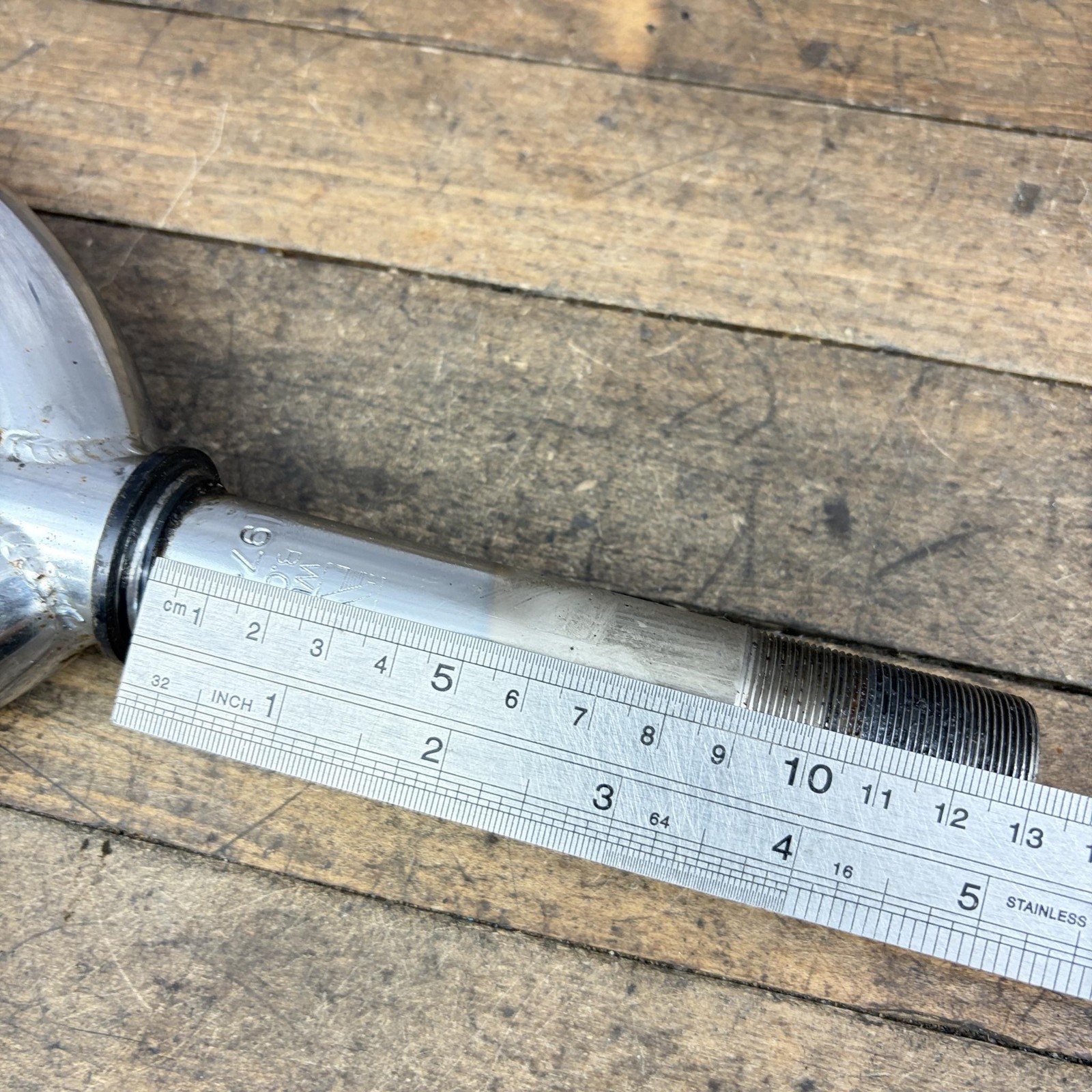 Vintage Redline BMX Fork 20in 1 In Threaded Chrome CRMO 3/8 90s OG 1997 BENT