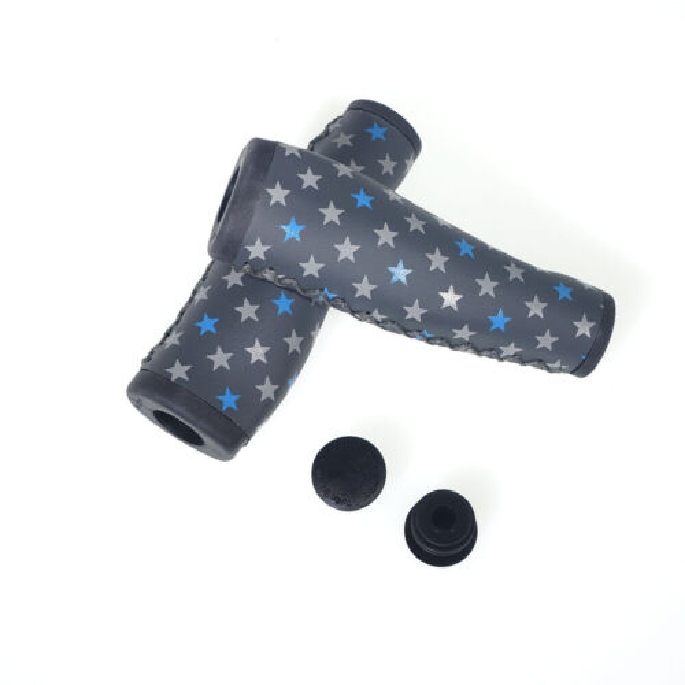 Vintage Star Print Bike Flat Bar Bicycle Handlebar Grip 135mm MTB City Bike