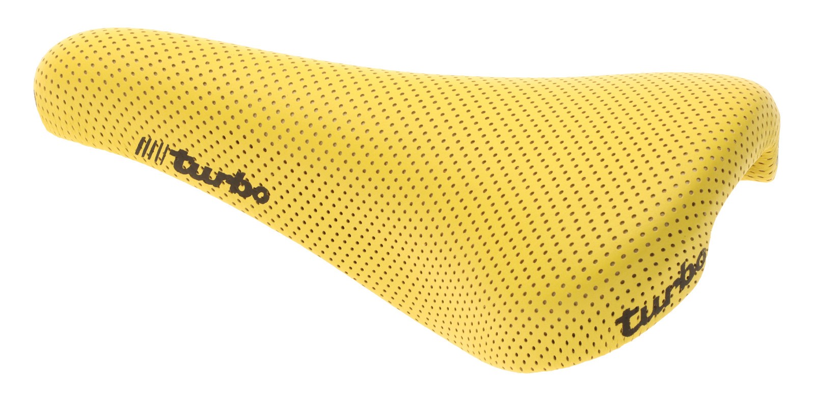 Selle Italia Turbo Saddle Steel Rails Original 90s Perforated Yellow NIB NOS NEW
