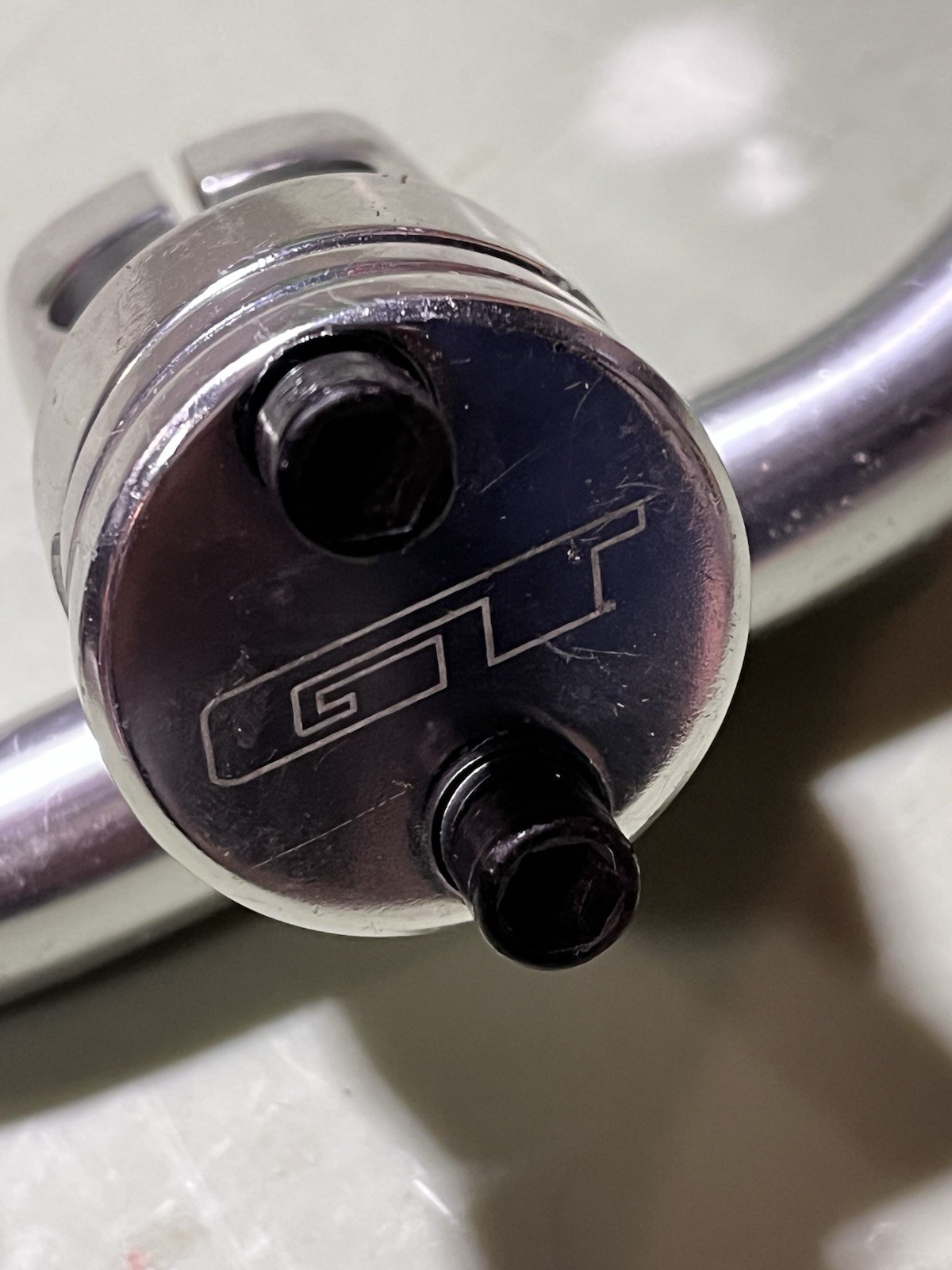Vintage GT BMX Part Lot 4130 Chromoly Fork, GT Racing Handlebars, & Piston Stem