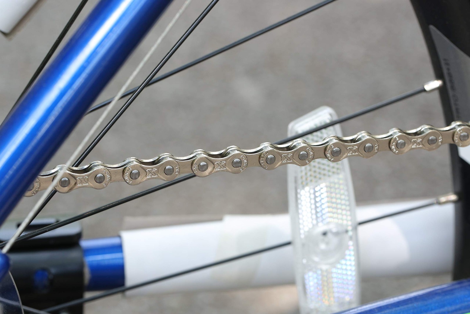 ZONKIE 6/7/8 Speed Bike Chain 1/2 x 3/32 Inch 116 Links Silver