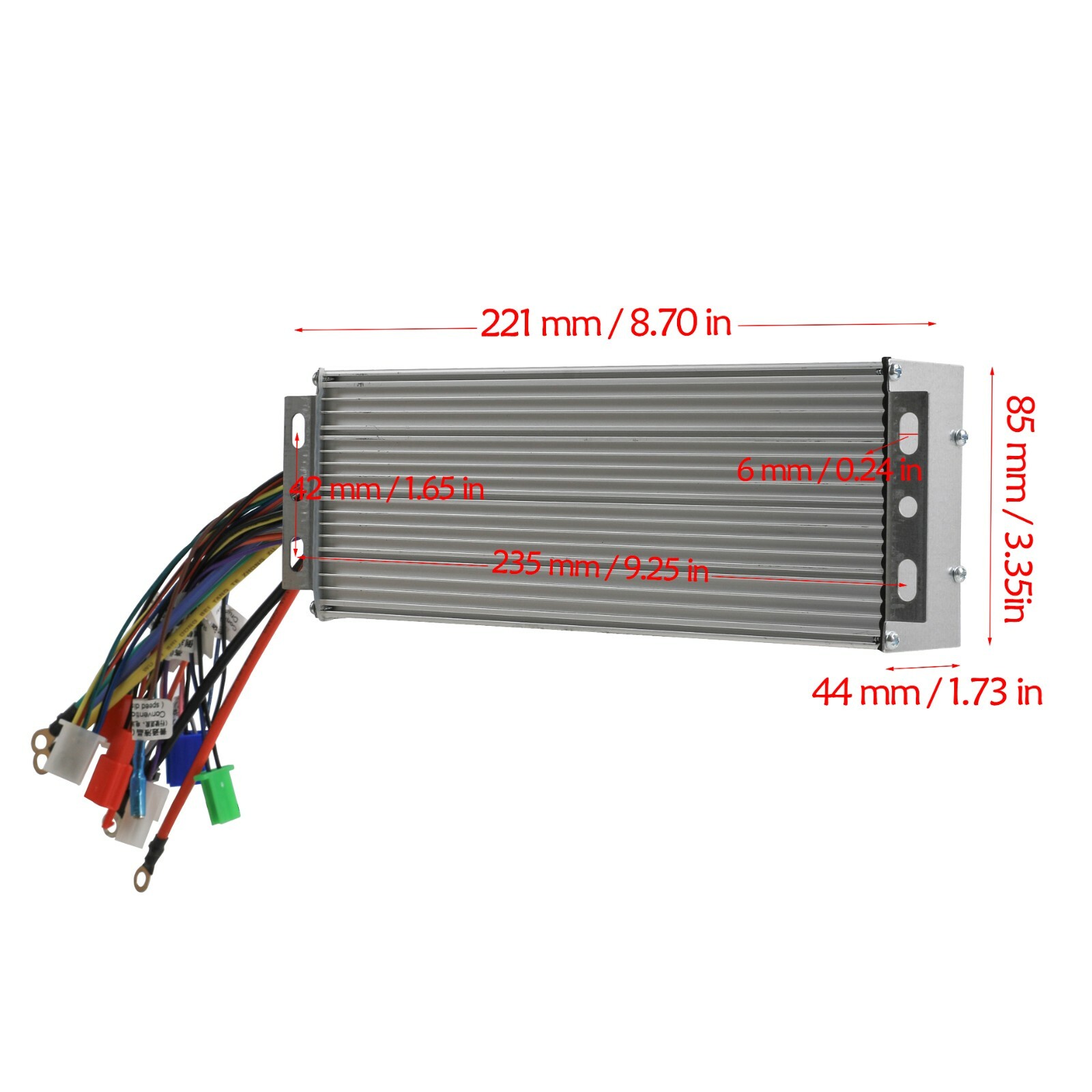 48V-64V 1000W-1800W Brushless Electric Motor Controller W/Display Wiring for ATV