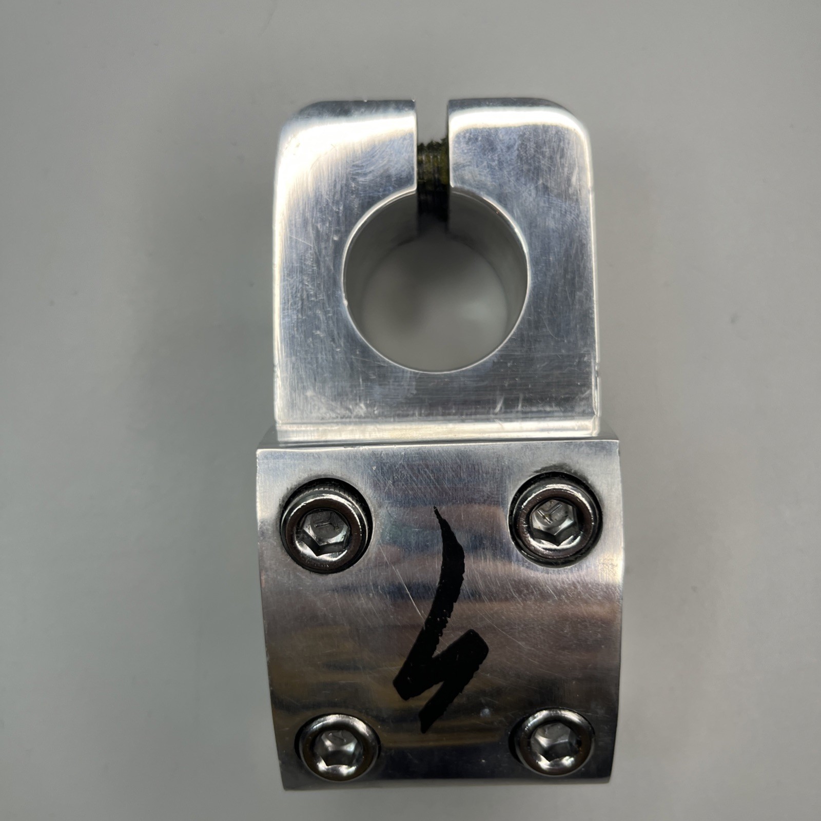 Specialized BMX Stem 1-1/8in Threadless 4-Bolt 50mm 22.2 clamp Fatboy Silver