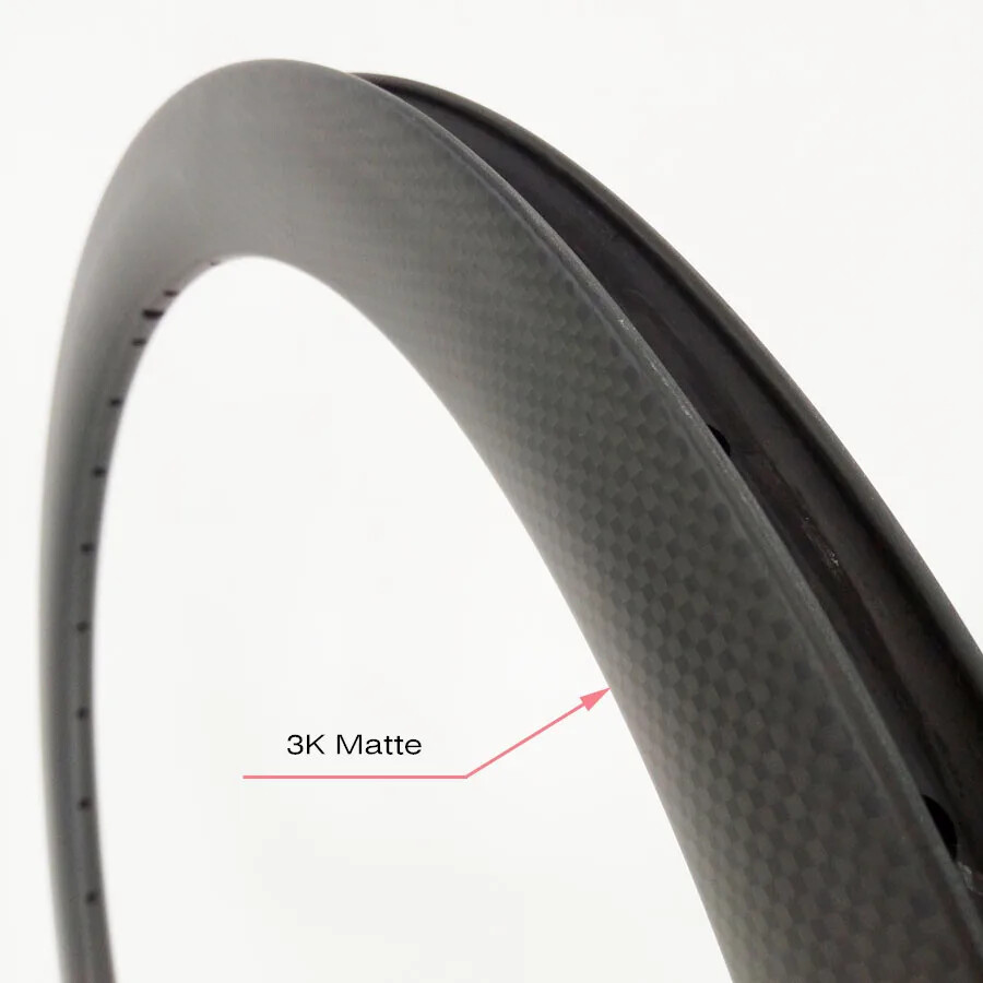 24 Inch Carbon Clincher Rim V Brake Disc Brake 25mm Wide 38mm Depth Clincher Rim