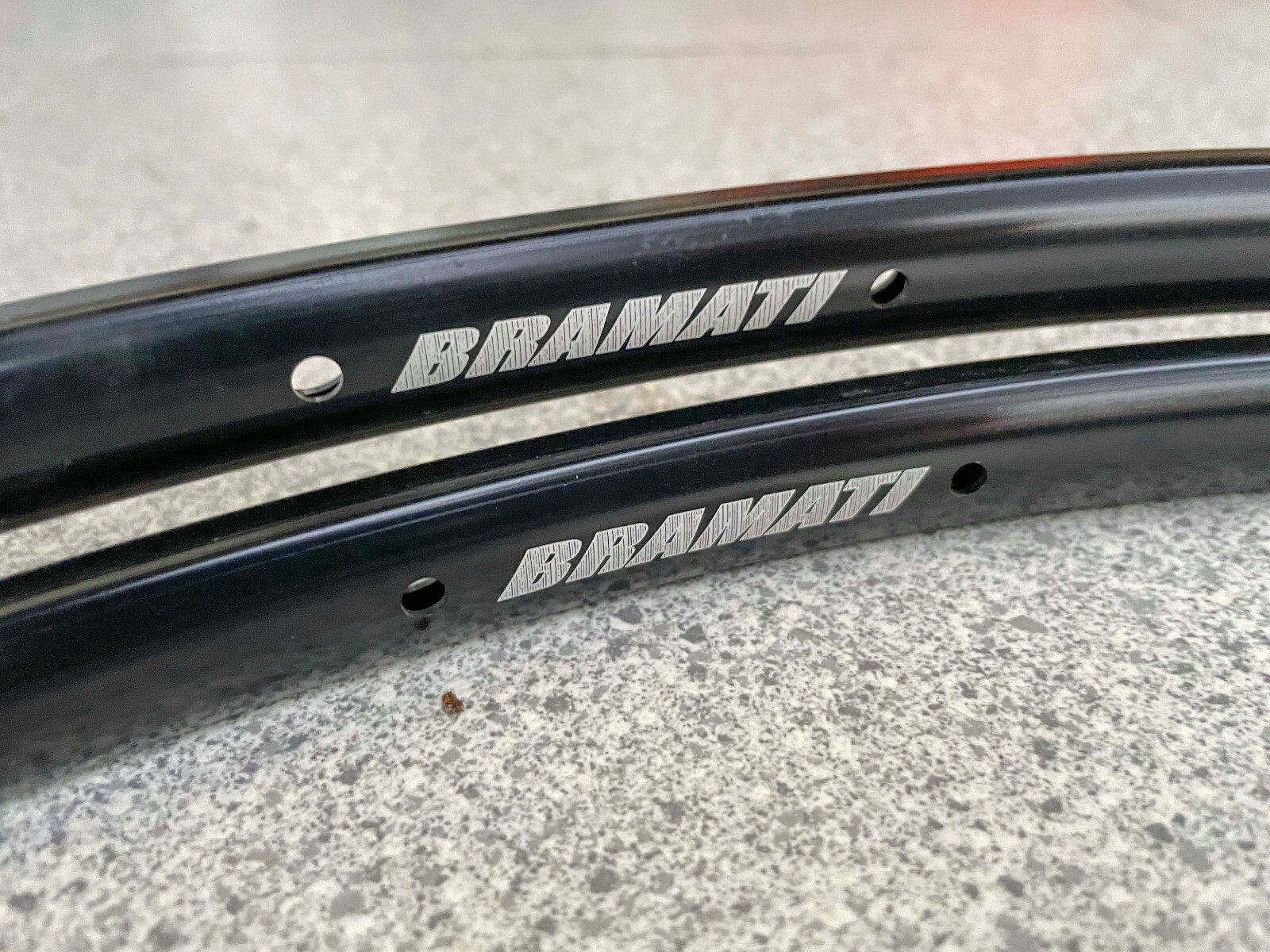 2X DRC FOCUS Rims By Bramati 32H NOS Tubular Rims Rare New Focus 255 Gr. Black