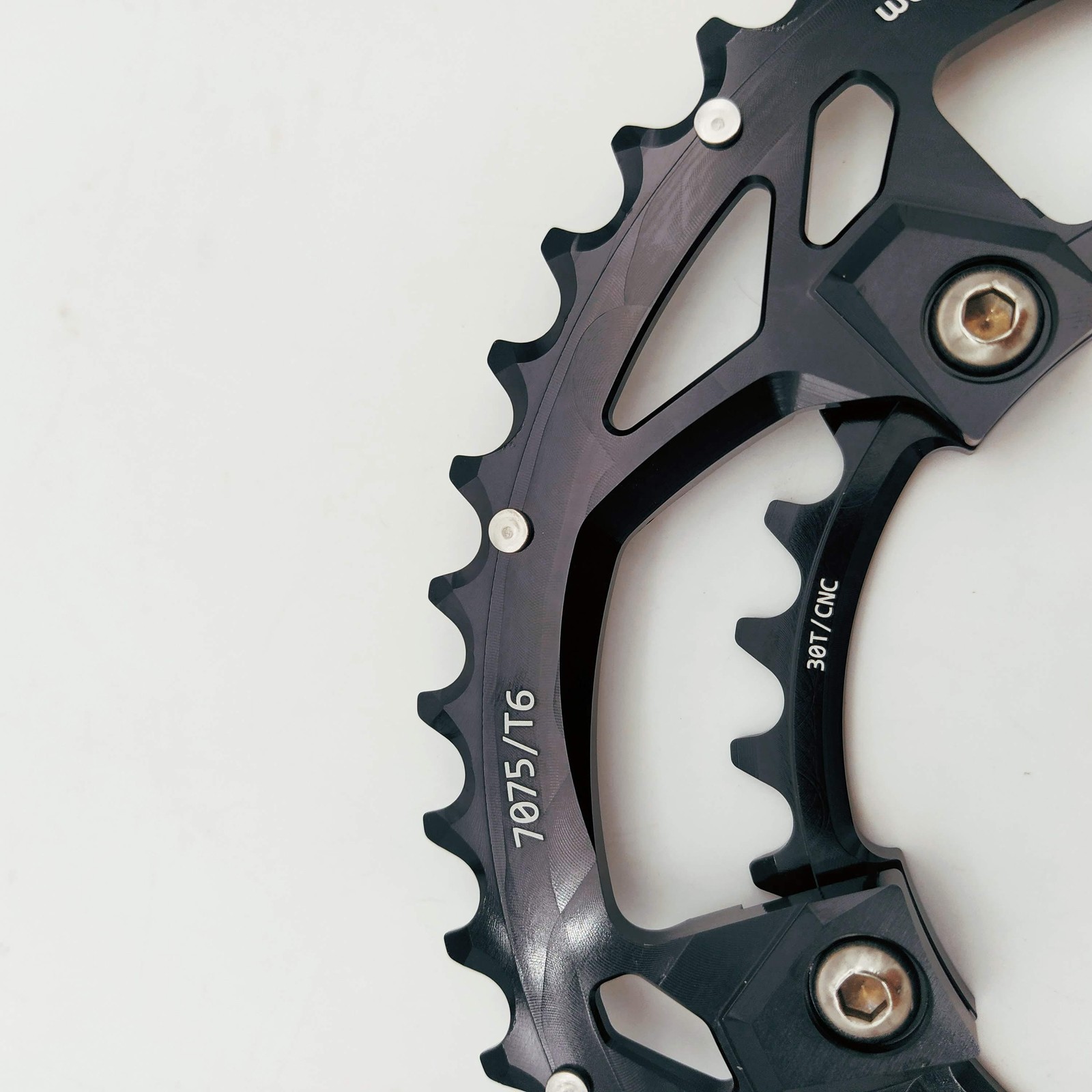 bikinGreen CNC 46/30T BCD 110 For Non Hidden & Hidden 5 Bolts 9-12 SPD Chainring