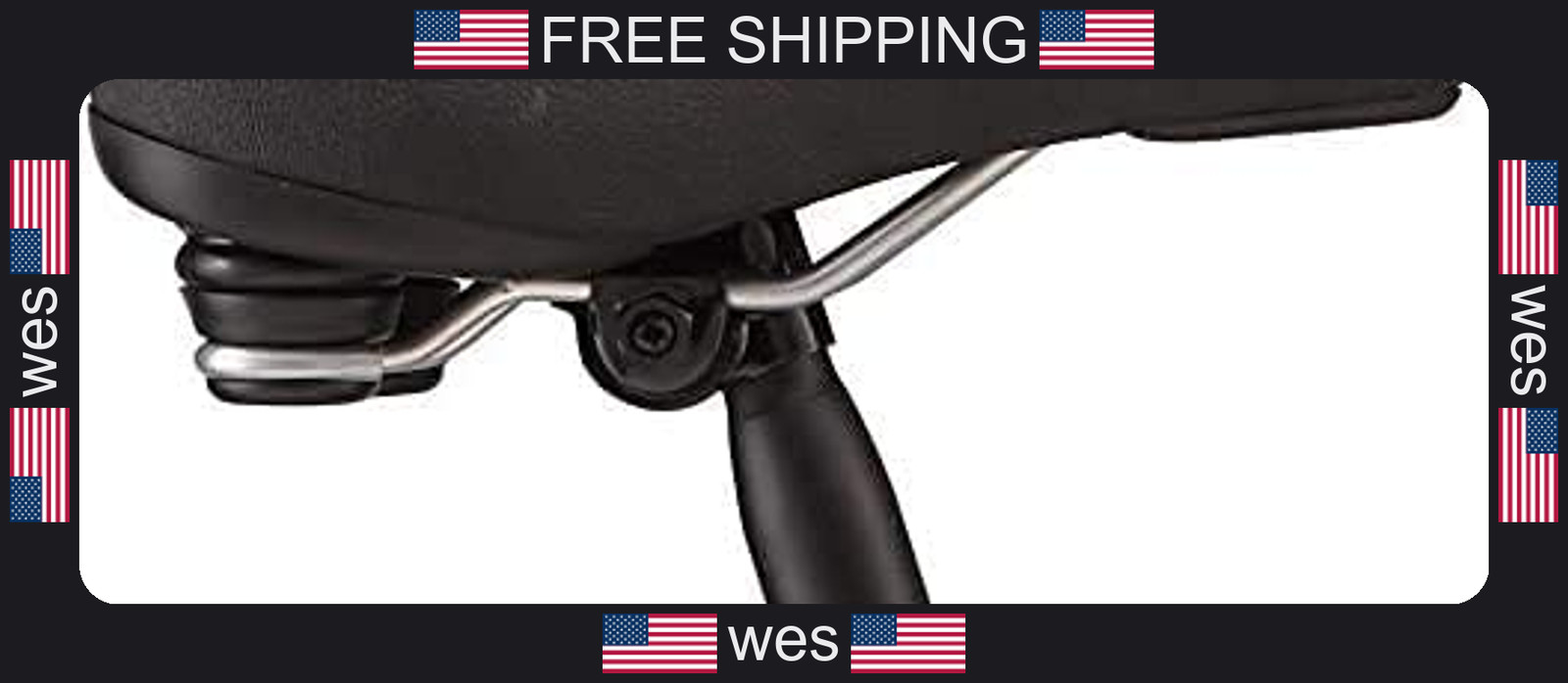 Bike Seat Clamp for Standard Rail Saddles 7/8 Inch Durable Steel