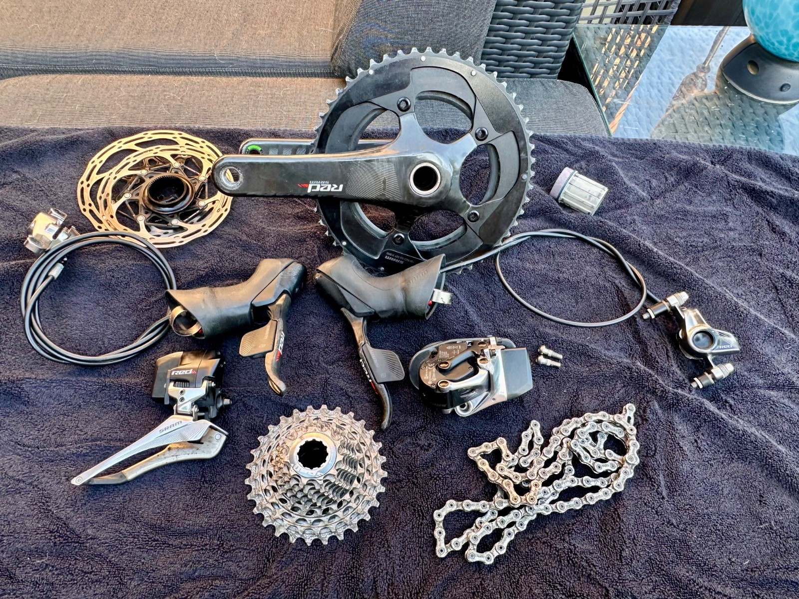 SRAM Red eTap HRD 11 Speed Wireless Electronic Hydraulic Disc Groupset