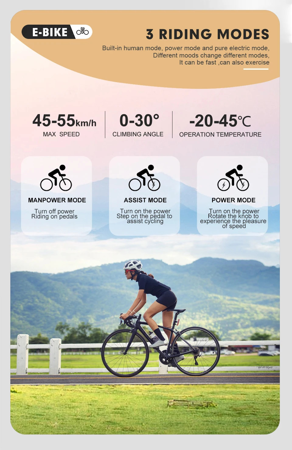 48V 1000W Electric Bike Rear Rotate Wheel Brushless Gear Hub Motor 45-55km/h