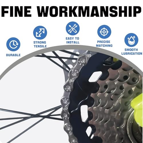 6/7/8/9/10/11/12 Speed Bike Chain – High-Strength, Durable & Smooth 6/7/8-Speed